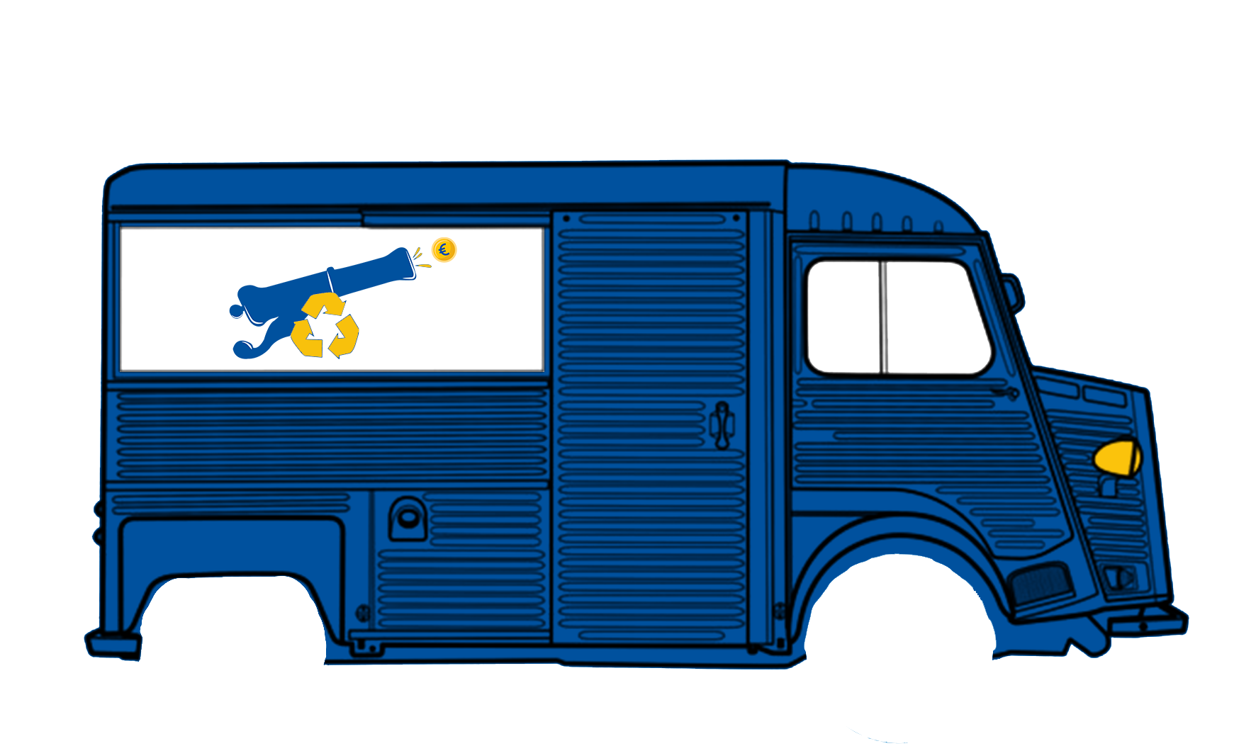 Camionnette de collecte