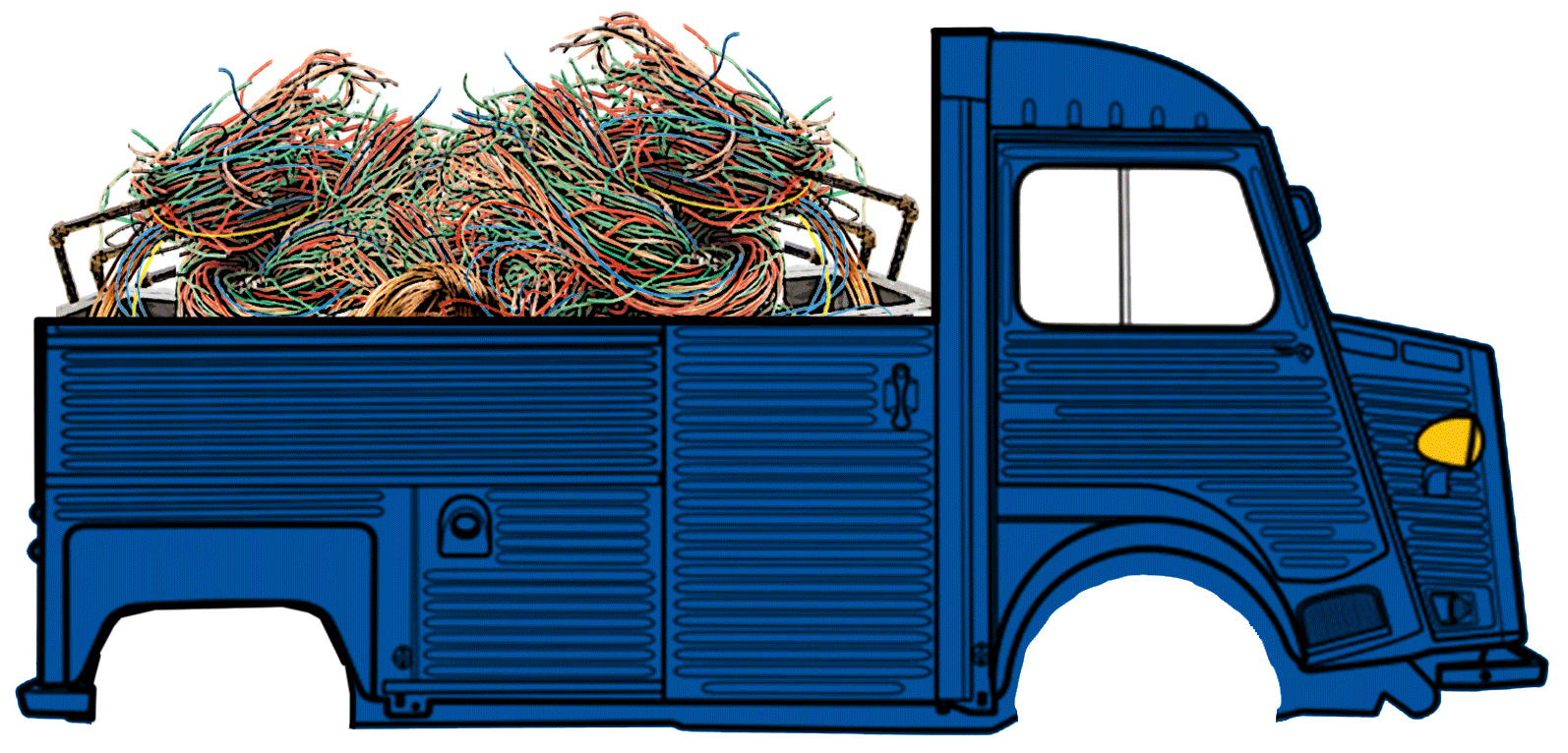 Camionnette de collecte